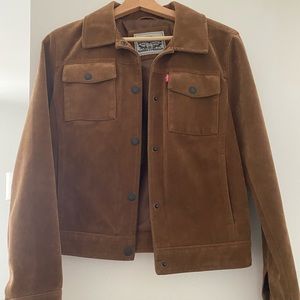 Levis Suede trucker jacket